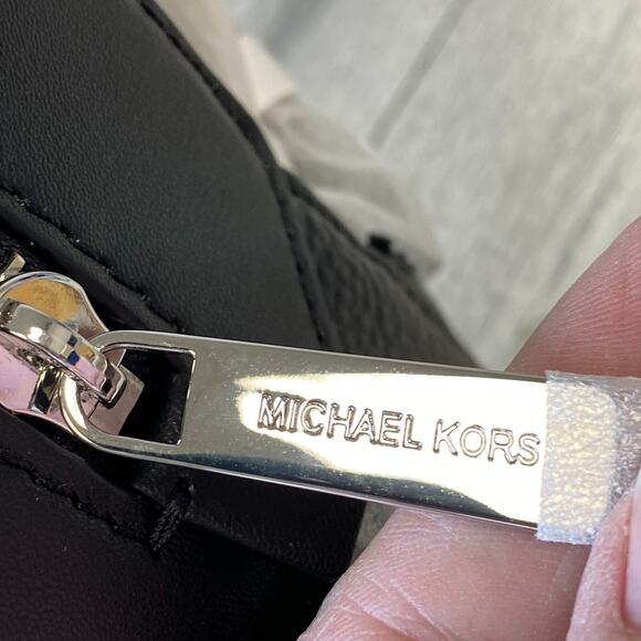 Michael Kors Black Jaycee Convertible Backpack MK Signature Crossbody XS Mini - Picture 10 of 16